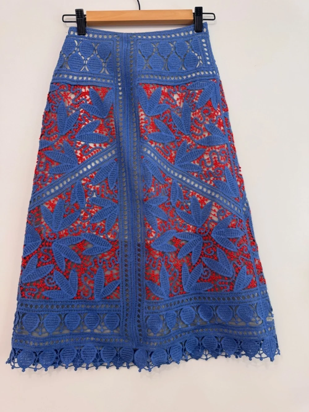 Tory Burch Whitney Lace Skirt Runway